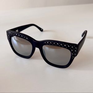 Frye Black Studded Sunglasses